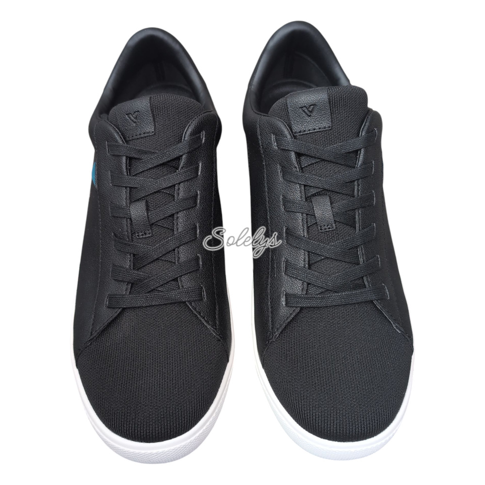 Vessi Soho Womens 11 Asphalt Black Low Top Waterproof Vegan Leather Sneaker